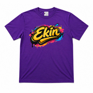 Camiseta Personalizada de Manga Corta con Hombros Descubiertos, Estampado Digital, 100% Algodón para Hombre, Blusa de Verano con Logotipo de Impresión Digital Personalizada - Product Image 1