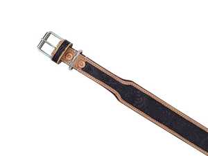 Genuine Western Leather <b>Dog</b> <b>Collar</b> Floral Pattern Durable Buckle Closure Classic Style All Seasons Use | Daily Use - Product Image 4