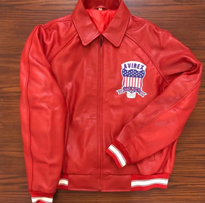 High Quality Avirex <b>Leather</b> <b>Jackets</b> For Man Best Selling Avirex <b>Real</b> <b>Leather</b> <b>Jacket</b> Available in All Colors Custom Avirex <b>Jacket</b> - Product Image 6