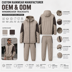 Unisex Breathable <b>Hooded</b> Tracksuit Full Sleeve Color Blocking Polyester Jogging Suit With <b>Zip</b> Pockets And Adjustable Hood - Product Image 4