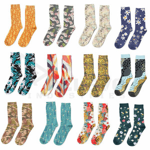 Durable Cotton <b>Socks</b> <b>Breathable</b> Stretch Casual Crew <b>Socks</b> for Men Women Lightweight Comfortable Daily Wear Essentials - Product Image 6