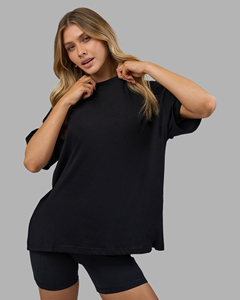 T-shirt grande taille pour femme, coupe ajustée, en Spandex/Coton, manches courtes, décontracté, respirant, couleurs et logo personnalisables, vente en gros - Product Image 6