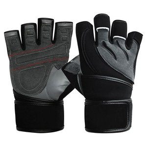Flexible Weight Lifting Gloves With Palm <b>Gel</b> Grip And Mesh Vent Design For Long Gym Session - Product Image 5
