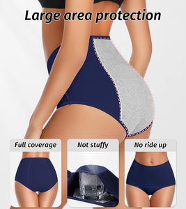 Ropa Interior Menstrual para Mujer de Uso Diario, Resistente a Fugas, con Núcleo Absorbente, Tejido Transpirable, Suave, Elástico y Seguro, Reutilizable - Product Image 4