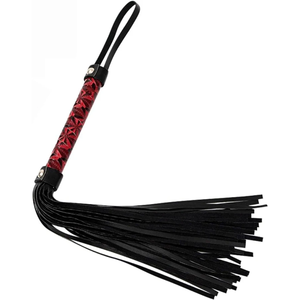 Flogger de Cuero Genuino Hecho a Mano de Primera Calidad para Entrenamiento de Caballos, Disfraces y Espectáculos, con Mango Trenzado Duradero y Cómodo - Product Image 1