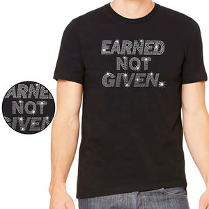 T-shirt en coton 100% pour homme avec strass, t-shirt vintage de haute qualité, t-shirt épais pour homme, design personnalisé avec strass pour homme - Product Image 4