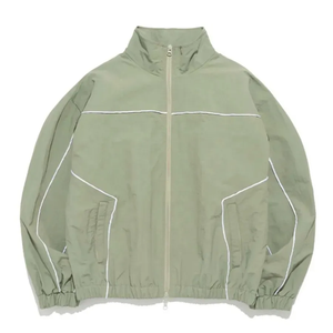Chaqueta de Invierno para Hombre, Acolchada, con Cuello Alto, Logotipo Frontal, Cierre de Cremallera, Resistente al Viento, Cálida, para Deportes al Aire Libre - Product Image 1