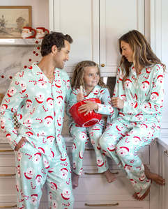 OEM <b>Christmas</b> Family <b>Pajama</b> Set 100% Polyester Casual <b>Matching</b> Holiday Sleepwear Festive Family Clothing Collection for Everyone - Product Image 2