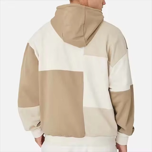 Sweat-shirt de sport pour homme, personnalisable, service OEM, doux, décontracté, couleur unie, polyester, élasthanne, léger, respirant, à capuche - Product Image 3