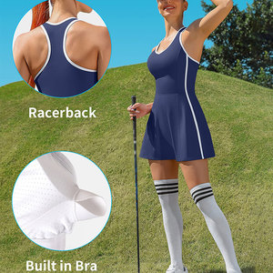 New Trending Style Women's 2 Piece Set Above Knee Length Skirt With Customizable <b>Packaging</b> Premium Quality Tennis Set - Product Image 5