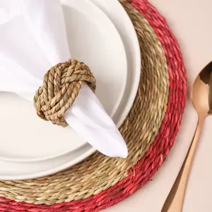 Anillo de Servilleta Decorativo de Ratán de Fabricante Confiable, que Mejora la Presentación de la Mesa con un Diseño Artesanal Natural - Product Image 3