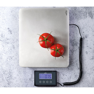 Bilancia Digitale da Cucina 30x30 Cm in Acciaio Inossidabile con Display e Cavo a Spirale - Product Image 4