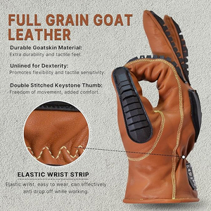 Wholesale High Quality XL Impact <b>Gloves</b> Heavy Duty Safety Work <b>Gloves</b> Anti-Pilling <b>Touchscreen</b> for Outdoor Construction - Product Image 5