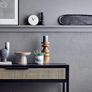 Portavelas de madera de mango torneada con diseño geométrico acanalado único, perfecto para una decoración cálida del hogar. - Product Image 5