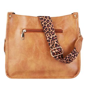 Sac à main décontracté en cuir pour femme, sac bandoulière avec sangle réglable style guitare, portables de différentes façons, sac messager - Product Image 2