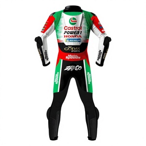 Traje de Motociclismo Johann Zarco MotoCP Zonda 2026, Mono de Cuero Vacuno/Canguro para Carreras/Pista, Nivel CE 2 - Product Image 2