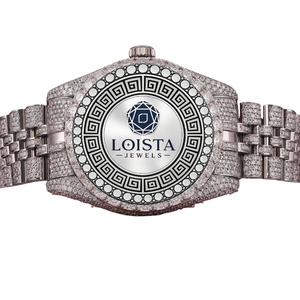Montre de luxe en acier inoxydable sertie de diamants, style tendance, pour usage quotidien et clubbing, disponible au prix direct usine - Product Image 2