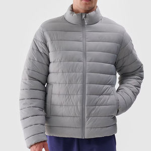 <b>Mens</b> Puffer <b>Jacket</b> Casual Winter Wear Lightweight Comfortable Soft Fabric Outdoor Daily Use Clothing Wear Zipper Hooded Eco - Product Image 5