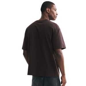 Camiseta Básica de Algodón para Hombre, Corte Holgado, Suave y Duradera, Manga Corta, Informal, para Estilo de Vida, Ropa Urbana y Uniformes de Equipo - Product Image 2