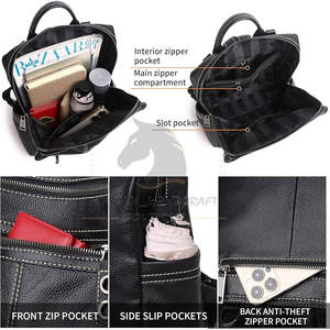 Sac à dos en cuir imperméable, nouveau design élégant, sac à dos en cuir de dernière génération, sac à dos en cuir en gros - Product Image 4