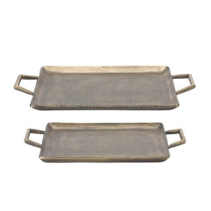 Plateau à chocolat en métal au design élégant pour l'affichage de bonbons assortis desserts sur la table à manger pour les invités - Product Image 3