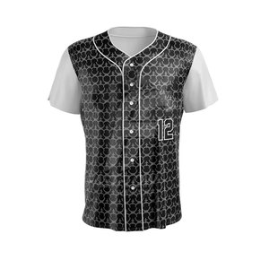 Uniforme de baseball pour femmes en polyester respirant imprimé sur mesure pour adultes, qualité supérieure, équipes scolaires et de club, FASTFLOW INDUSTRY - Product Image 2