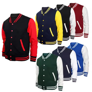 Hot Selling Wholesale <b>Mens</b> Baseball Varsity Jacket Super Dry Custom Windbreaker Letterman Coat Plus Size Outerwear - Product Image 5
