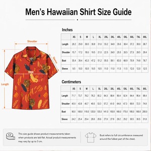 Red Tiger And Parrot Printed Short Sleeve Hawaiian Shirt For Men Summer Vacation Wear Breathable Poplin Fabric Turn-<b>down</b> Collar - Product Image 6