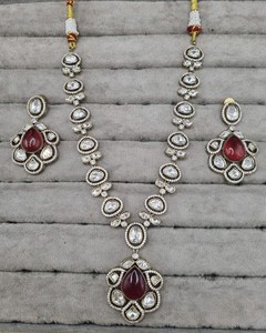 Juego de Joyería Nupcial de Lujo con Diamantes Americanos, Collar Largo con Colgante de Piedra Verde Mar y Pendientes a Juego, Joyería de Boda con Circonitas al por Mayor - Product Image 3