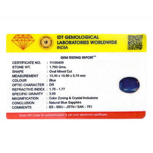 Handcrafted 8.8 Carat Blue Sapphire Loose Gemstone-Oval Square Pear Brilliant Cut for Fine Jewelry - Product Image 4