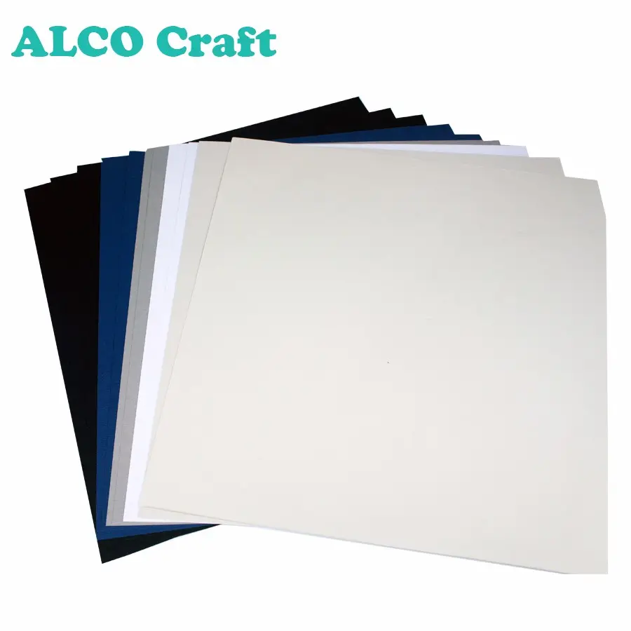 Molly's 30.5 x 30.5cm textured colour cardstock craft paper