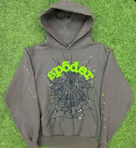 Sudadera con Capucha Extra Grande Personalizada para Hombre, Estilo Spider Y2K, Hecha con Tela de Algodón Premium, Corte Holgado, Perfecta para el Invierno, Sudadera 1:1 - Product Image 1