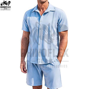 Wholesale Summer Men Casual Shorts <b>Sets</b> High Quality Sleeve T Shirt Shorts Solid <b>Set</b> Men's Clothing Shorts <b>Sets</b> - Product Image 3