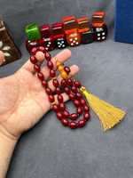 Tasbih Resin Buatan Tangan yang Sedang Tren, Penghitung Doa Islami, Manik-Manik Mewah untuk Penggunaan di Masjid, Hadiah Ramadan, dan Pasokan Eceran.