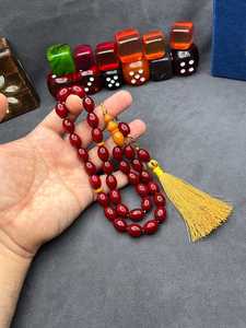 Tasbih de Resina Hecho a Mano de Última Tendencia, Contador Islámico de Oraciones, Cuentas de Lujo para Uso en Mezquitas, Regalos de Ramadán y Suministro al por Menor - Product Image 4