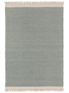 Tapis Kilim en laine tissé à la main écologique – Tapis Dhurrie durable à tissage plat • Kilim Dhurrie en laine indienne fait main – Vintage - Product Image 2