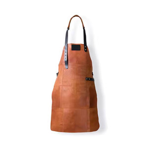 Modern Style Genuine <b>Leather</b> Sleeveless <b>Apron</b> Washable Adjustable UV Protection Premium Fashion Apparel for Wholesale Buyers - Product Image 5
