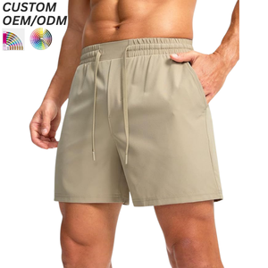 Shorts de Baño para Hombre, Cintura Media, Sólidos, Casuales, Ligeros, Transpirables, con Logotipo Personalizado, Soporte OEM ODM, Marcas al por Mayor - Product Image 4