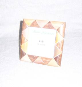 Cadre photo en bois fait main de luxe, écologique, avec incrustations, pour un design minimaliste moderne, personnalisable, décoratif, pour la maison - Product Image 6