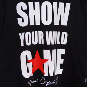 Camiseta Unisex Vintage de Cuello Redondo con Estampado Animal, de Algodón Transpirable, Corte Holgado, Hombros Caídos, Talla Grande, con Logotipo Personalizado - Product Image 3