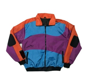 Chaqueta cortavientos de nailon para hombre, conjuntos cortos, ropa deportiva de talla grande, chándal de nailon para hombre, chaqueta cortavientos para ejercicio deportivo - Product Image 2