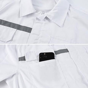ชุดคลุมทำงานแบบ unisex ผ้าโพลีเอสเตอร์ 100% ระบายอากาศได้ดี สวมใส่สบาย สีสันสวยงาม รับผลิตแบบ OEM ODM พร้อมกระเป๋าหลายช่อง จากผู้ผลิต - Product Image 6