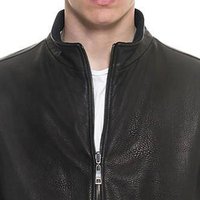 Nouvelle Veste Bomber Homme en Cuir Véritable avec Logo Personnalisé, Col Montant, Fermeture Éclair, Style Moto Biker, Vêtement d'Extérieur Décontracté pour l'Automne