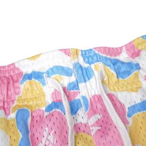 Nouvelle Arrivée Short de Basketball en Toile pour Homme Anti-Plis Séchage Rapide Taille Mi-Haute Fermeture Élastique Impression par Sublimation Personnalisée - Product Image 4