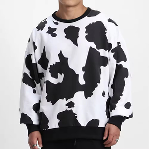 Sweat-shirt surdimensionné pour homme en tissu éponge 100% coton, de haute qualité, écologique, personnalisable, prix abordable, nouveauté - Product Image 1