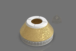 Cendrier de table rond en aluminium sans fumée, design de luxe, style américain, pour la maison et l'hôtel - Product Image 4