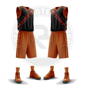 Uniforme de basketball de qualité supérieure, confectionné en tissu polyester, offrant une coupe athlétique, une respirabilité et une résistance longue durée pour les matchs. - Product Image 6