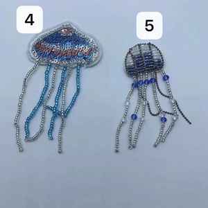 Abalorios de Moda con Cuentas de Semillas para Bolsos y Mochilas, Adornos Decorativos de Cuentas de Semillas Bordadas con Fina Artesanía - Product Image 4