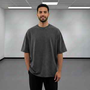 Camiseta de Hip Hop para Hombre, 100% Algodón, Personalizada, Nueva Colección 2026, Corte Holgado, Impresión Digital, Logotipo 3D en Relieve, Alta Calidad - Product Image 2