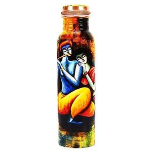 Indian Supplier <b>Copper</b> Water <b>Bottle</b> Handmade <b>Drinking</b> <b>Bottle</b> for Home Kitchen Yoga Fitness Travel Available At Good Price - Product Image 1